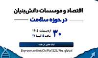 کارگاه اقتصاد و موسسات  دانش بنیان در حوزه سلامت